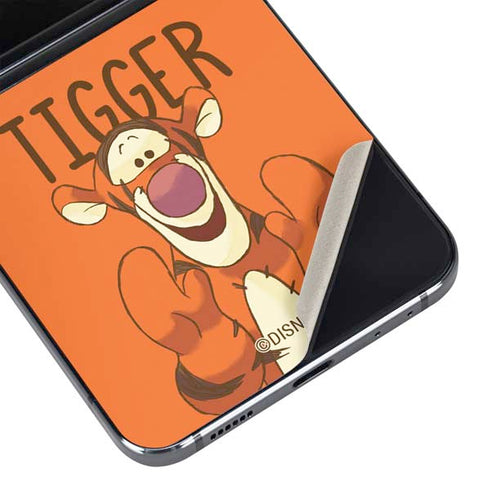 Disney Winnie the Pooh Tigget Portrait Galaxy Z Flip5 5G Skin